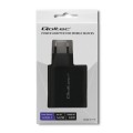 Qoltec Ładowarka sieciowa | 63W | 5-20V | 1.5-3A | USB typ C PD |       USB QC 3.0 | Czarna