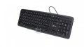 Gembird Klawiatura Standardowa USB czarna Cyrylica KB-U-103-RU