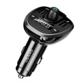 USAMS Zestaw głośnomówiący C21 z transmiterem FM MP3 Bluetooth   2xUSB 3,4A