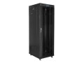 LANBERG Szafa instalacyjna rack stojąca 19 37u 600x800 czarna, drzwi szklane lcd (Flat pack)