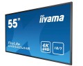 IIYAMA Monitor wielkoformatowy 54.6 cala LH5542UHS-B3 4K,18/7,SDM,IPS,LAN,PION,500cd/m2,OS8.0