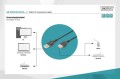 Digitus Kabel połączeniowy USB 2.0 HighSpeed "Canon" Typ USB A/miniUSB B (5pin) M/M czarny 1m