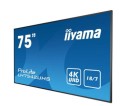 IIYAMA Monitor wielkoformatowy 74.5 cala LH7542UHS-B3 4K,18/7,SDM,IPS,LAN,PION,500cd/m2,OS8.0