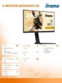 IIYAMA Monitor 24.5 cala GB2590HSU-B1 0.4ms,IPS,DP,HDMI,240Hz,400cd,USB3.0