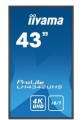 IIYAMA Monitor wielkoformatowy 42.5 cala LH4342UHS-B3 4K,18/7,SDM,IPS,LAN,PION,500cd/m2,OS8.0