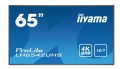 IIYAMA Monitor wielkoformatowy 64.5 cala LH6542UHS-B3 4K,18/7,SDM,IPS,LAN,PION,500cd/m2,OS8.0