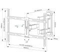 Neomounts by NewStar Uchwyt ścienny WL40-550BL16  40-65 cali