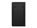 Lanberg Szafa instalacyjna wisząca 19'' 18U 600X450mm czarna (drzwi      szklane)