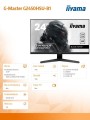 IIYAMA Monitor 23,8 cali G2450HSU-B1 VA, FHD, 75Hz, 1ms, Freesync, HDMI, DP, 2x2W