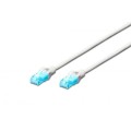 Digitus Patch cord U/UTP kat.5e PVC 5m Biały