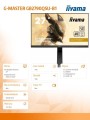IIYAMA Monitor 27 cali GB2790QSU-B1 1ms,IPS,DP,HDMI,240Hz,400cd,USB3.0
