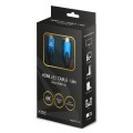 Savio Kabel HDMI (M) v2.1, 1,8m, 8K, miedź, niebiesko-czarny, złote końcówki, ethernet/3D, CL-142