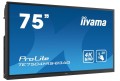 IIYAMA Monitor wielkoformatowy 74.5 cala TE7504MIS-B3AG INFRARED,4K,IPS,24/7,WiFi,7H,OPS SLOT
