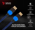 Savio Kabel HDMI 2.0 dedykowany do Playstation niebiesko-czarny 1,8m, GCL-02