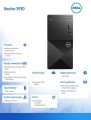 Dell Komputer Vostro 3910 MT Win11Pro i5-12400/8GB/256GB SSD/Intel UHD 730/DVD RW/WLAN + BT/Kb/Mouse/3Y ProSpt