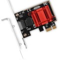AXAGON Karta sieciowa PCIe PCEE-GIX 1x Gigabit Ethernet port (RJ-45), Intel i210AT, PXE, LP