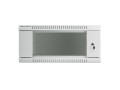 Lanberg Szafa instalacyjna wisząca 19'' 4U 600X600mm szara (drzwi        szklane)