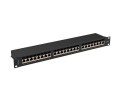 Lanberg Patchpanel 24 port 1U KAT6A EK. PPSA-1024-B Czarny