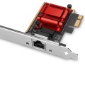 AXAGON Karta sieciowa PCIe PCEE-G25 1x2.5Gigabit Ethernet port  RJ-45 Realtek, PXE, LP