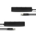AXAGON HUB 4-portowy HUE-S2BL USB 3.2 Gen 1 charging hub 1.2m   kabel micro USB