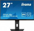 IIYAMA Monitor 27 cali XUB2793HS-B5 IPS,FHD,HDMI,DP,2x2W,HAS(150mm),300cd