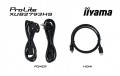 IIYAMA Monitor 27 cali XUB2793HS-B5 IPS,FHD,HDMI,DP,2x2W,HAS(150mm),300cd