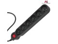 Maclean Listwa zasilająca 6g 5m MCE188 2300W czarna