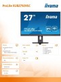 IIYAMA Monitor 27 cali XUB2792HSC-B5 IPS,FHD,USB-C,HDMI,DP,USB3.0,HAS(150mm)
