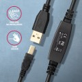 AXAGON Kabel ADR-220B USB 2.0 A-M -> B-M aktywny kabel połączeniowy/wzmacniacz 20m