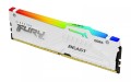 Kingston Pamięć DDR5 Fury Beast White RGB 16GB(1*16GB)/6000 CL40