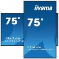 IIYAMA Monitor interaktywny 75 cala LH7554UHS-B1AG 24/7,IPS,ANDROID.11,4K,SDM,2x10W