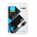 iBOX Hub USB 3.0 Czarny 4-porty, slim IUH3F56 (4x USB 3.0)
