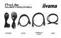 IIYAMA Monitor 27 cali  XUB2792UHSU-B5 4K,IPS,DVI,DP,HDMI,PIP,250cd,USB3.0