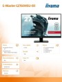 IIYAMA Monitor G-Master 27 cali G2760HSU-B3 TN,165Hz,0.5ms,400cd/m2,HDMI,DP,USB