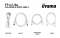 IIYAMA Monitor 24 XUB2492HSU-W1 IPS,HDMI,DP,USB,BIALY,PIVOT.
