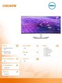 Dell Monitor zakrzywiony 38 cali U3824DW 21:9/3840x1600/3Y PPG