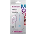 Defender Mysz bezprzewodowa silent click TOUCH MM-997 akumulator 800/1200/1600 DPI biała
