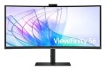 Samsung Monitor 34 cale LS34C652VAUXEN VA 3440x1440 UWQHD 21:9 1xHDMI 1xDP 1xUSB-C (90W) 2xUSB 3.0 LAN (RJ45) 5ms HAS Webcam głośniki zakrzywiony 3yrs