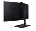 Samsung Monitor 34 cale LS34C652VAUXEN VA 3440x1440 UWQHD 21:9 1xHDMI 1xDP 1xUSB-C (90W) 2xUSB 3.0 LAN (RJ45) 5ms HAS Webcam głośniki zakrzywiony 3yrs