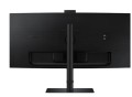 Samsung Monitor 34 cale LS34C652VAUXEN VA 3440x1440 UWQHD 21:9 1xHDMI 1xDP 1xUSB-C (90W) 2xUSB 3.0 LAN (RJ45) 5ms HAS Webcam głośniki zakrzywiony 3yrs