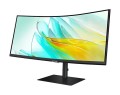Samsung Monitor 34 cale LS34C652UAUXEN VA 3440x1440 UWQHD 21:9 1xHDMI 1xDP 1xUSB-C(90W) 3xUSB 3.0 LAN (RJ45) 5ms 100Hz HAS+PIVOT zakrzywiony głośniki