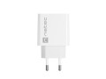 Natec Ładowarka sieciowa Ribera 1x USB-A + 1x USB-C 20W Biała
