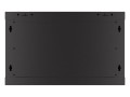 Lanberg Szafa wisząca 19 cali 6U 600x450 drzwi perforowane (flat pack) czarna