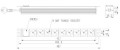 Gembird Listwa zasilająca rack PDU 9xFR 1U 16A FR 2m