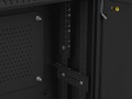 Lanberg Szafa instalacyjna rack wisząca 19 cali 4u+3u 540x200 niskoprofilowa (złożona) czarna
