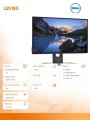 Dell Monitor 25 U2518D InfinityEdge HDR QHD (2560x1440) /16:9/HDMI(2.0)/DP(1.2)/DP(MST)/mDP(1.2)/5xUSB 3.0/5Y PPG