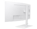 Samsung Monitor 34 cale LS34C650TAUXEN VA 3440x1440 UWQHD 21:9 1xHDMI 1xDP 2xTB 4.0(90W/15W) 3xUSB 3.0 LAN(RJ45) 5ms 100Hz HAS+PIV zakrzyw. gł. biały