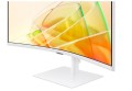 Samsung Monitor 34 cale LS34C650TAUXEN VA 3440x1440 UWQHD 21:9 1xHDMI 1xDP 2xTB 4.0(90W/15W) 3xUSB 3.0 LAN(RJ45) 5ms 100Hz HAS+PIV zakrzyw. gł. biały