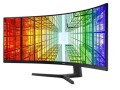 Samsung Monitor 49 cali LS49C950UAUXEN VA 5120x1440 DQHD 32:9 2xHDMI 1xUSB-C (90W) 1xDP 3xUSB 3.0 LAN (RJ45) 4ms HAS głośniki zakrzywiony 3 lata on-si