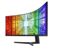 Samsung Monitor 49 cali LS49C950UAUXEN VA 5120x1440 DQHD 32:9 2xHDMI 1xUSB-C (90W) 1xDP 3xUSB 3.0 LAN (RJ45) 4ms HAS głośniki zakrzywiony 3 lata on-si